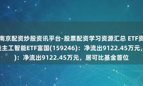 南京配资炒股资讯平台-股票配资学习资源汇总 ETF资金榜 | 创业板东谈主工智能ETF富国(159246)：净流出9122.45万元，居可比基金首位