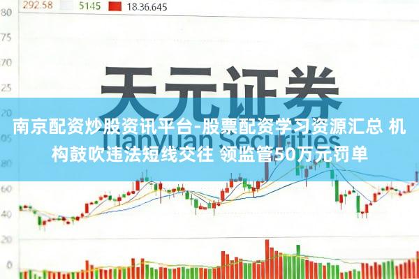 南京配资炒股资讯平台-股票配资学习资源汇总 机构鼓吹违法短线交往 领监管50万元罚单